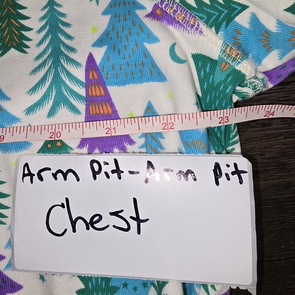 Christmas Tree Print Pajamas Adults New XXL Unisex - Picture 8 of 15